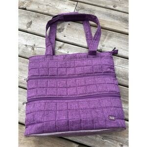 LUG Large Travel Bag, Light Purple Good Condition RFID